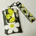 SALE: Grey & Yellow Flowers Phone Case with Wristlet and Back Zipper Pocket Ready to Ship