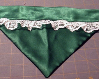 Dog Wedding Bandana, Bridesmaid, Neckerchief, Formal Wear, Wedding Attire, Prom