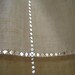 Gorgeous unused French vintage pure linen sheet with CS/GS monogram and decorative drawn threadwork