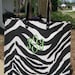 Zebra Jute Tote