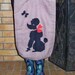 Hip Black Poodle and Butterfly Bag Perfect For Shopping