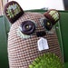 Handmade Plush Beaver, Stuffed Beaver Art Doll - Geraldine