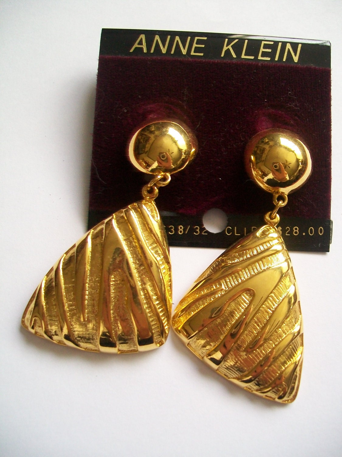 Vintage Anne Klein ClipOn Earrings Never Worn
