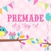 Sweet Pink Party Tweet- Premade Etsy Set