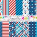 Happy 4th of July- Digital Paper Pack for Personal or Commercial Use