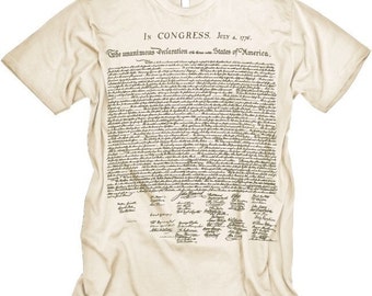 declaration of independence shirt