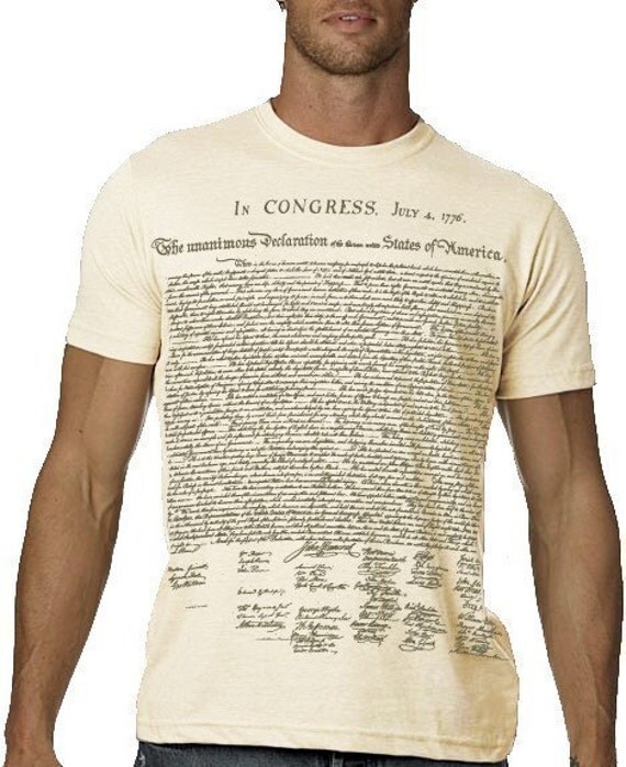 declaration of independence shirt