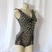 ON Hold Bombshell 1950's Cole of California leopard print bathing suit vlv rockabilly Pinup girl Betty Page - size Small to Medium