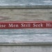 Wise Men Still Seek Him- Primitive Country Christmas Shelf Sitter Painted Wood Sign
