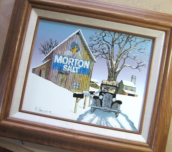 RESERVED FOR LISA H. Hargrove Original Oil Painting Rural