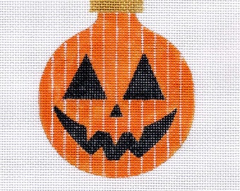 Pumpkin Needlepoint Ornament - Jody Designs B146