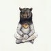 little bear (honey eater)- print