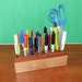Handmade Organizing Caddie for your Desktop, or Crafts,Cosmetics, Artist paint brushes, Etc.