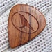The Raven Guitar Pick - Handmade Custom Engraved Exotic Wood Guitar Pick - Amazon Rosewood