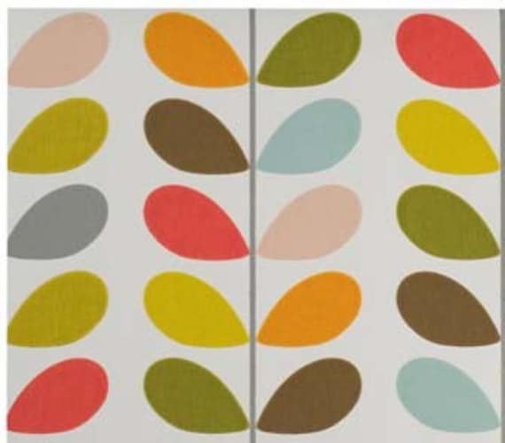 Orla Kiely MULTI STEM Fabric 47 x 61 1/2 Large Piece