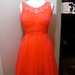 Vintage Valentines Day 1950s Vintage Candy Apple Red Nightgown Lingerie Dress
