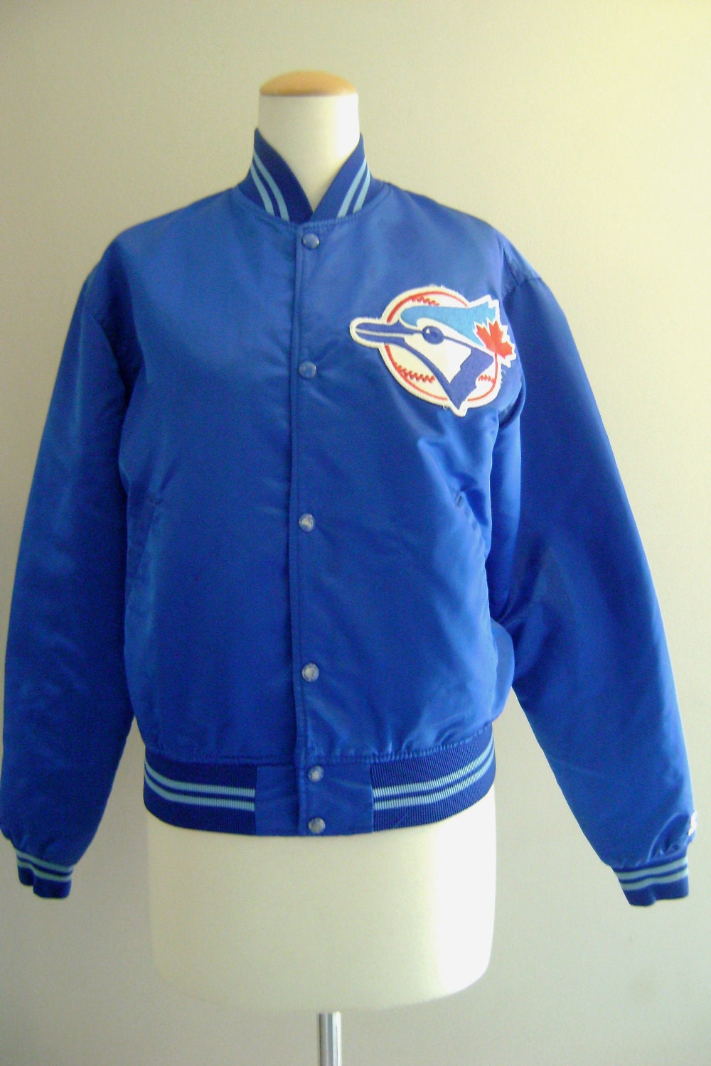 Sale Vintage Toronto Bluejays Satin Starter Jacket Medium