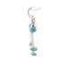 Blue Larimar dangle earrings minimalist style gifts under 50