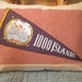 Vintage New York Souvenir Pennant Cabin Pillow Boldt Castle 1000 Islands Unique Gift