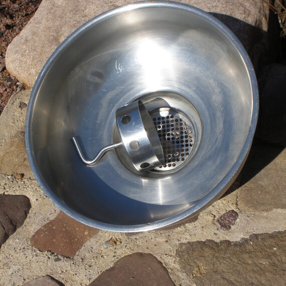 Vintage Stainless Steel Milk Strainer