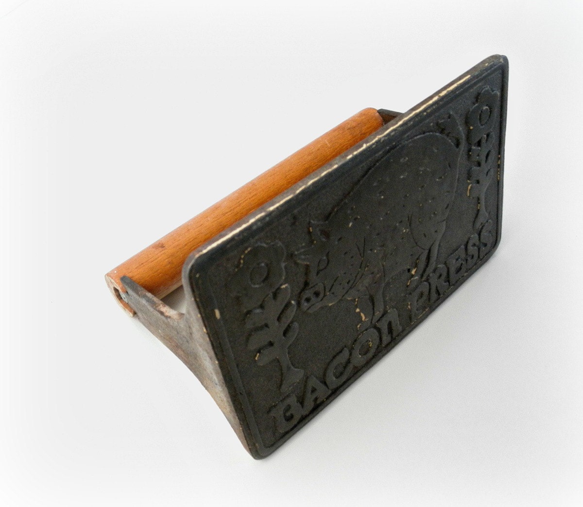 Vintage Bacon Press Cast Iron