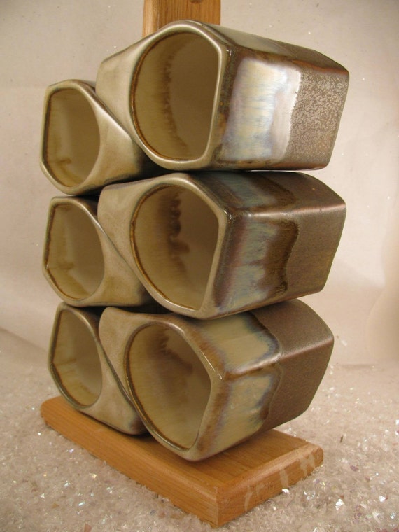 Padilla Art Pottery Mug Set 6