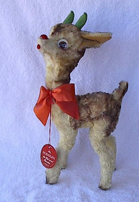 small stuffed rudolph