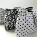 Gifts for bridesmaids, clutch, purse, SALE, 3 clutch set, gray wedding,