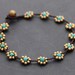 Daisy Turquoise Braided Anklet