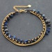 FREE SIZE Lapis Chain Layer Anklet