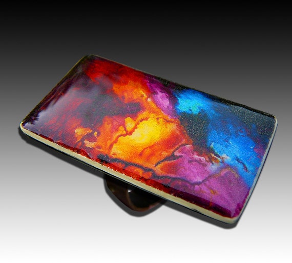 Items similar to On Broadway polymer clay ring on Etsy