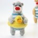 Poolparty bear, brooch 7