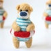 RESERVED for Karen Poolparty bear, brooch 73