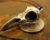 Bird Skull Necklace Free Shipping US made in NYC