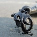Little Black Octopus Ring (Jet Black Gun Metal) Original design, made in NYC