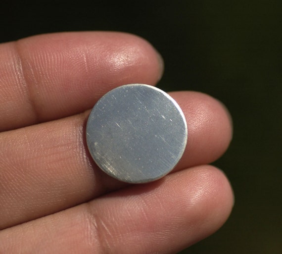 Round Metal Nickel Silver 17mm Blanks Enameling Stamping