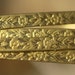 Brass Ring Stock Shank 7mm Flowers Pattern Heavy Textured Metal Wire - Rings Bracelets Pendants Metalwork
