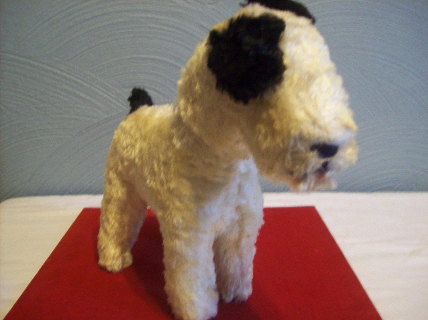 vintage stuffed dog