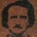 Edgar Allan Poe Inspired Dark Art (Clearance) • Glitter Art • Horror Decor • Lowbrow Poster •