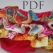 Ruffle Diaper Cover PATTERN, Baby Girl Sewing Tutorial, Infants 0-3m- Toddler 3T