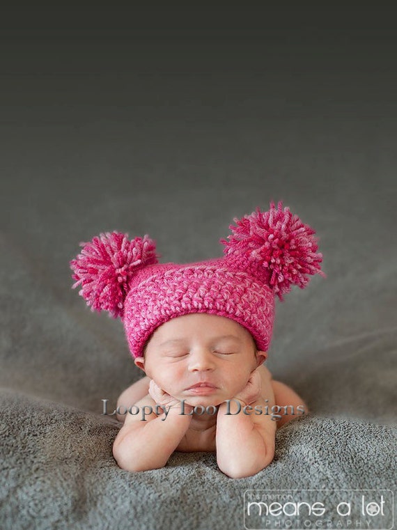 Newborn Photo Prop Crochet Hat Jester Hat w/ by ...