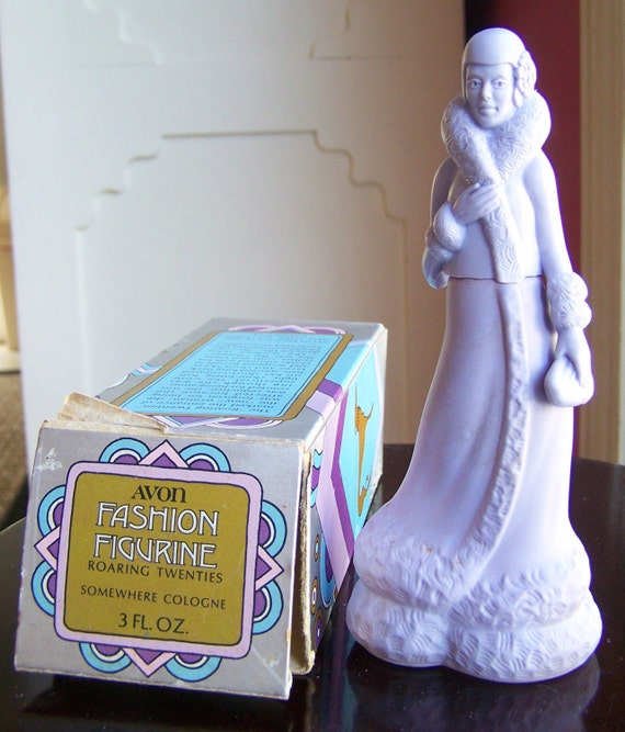 Vintage Avon Fashion Figurine Roaring Twenties Cologne with