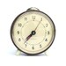 Back to school. Vintage mechanical alarm clock from Russia Soviet Union