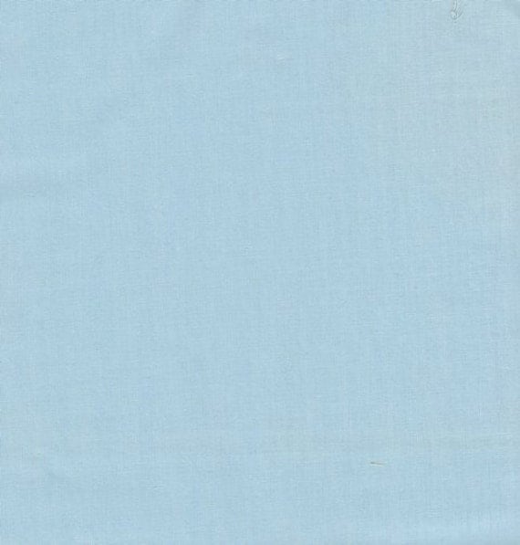 Solid Light Powder Blue Cotton Fabric By The Yard 76