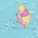 Winnie The Pooh And Piglet Cotton Flannel Fabric By The Yard - 4 Charm Quilts - Sewing Baby Bibs15" x 45" Wide Vintage Yardage - Lot 292