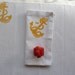 White and Yellow Anchor Napkins - Set of 4