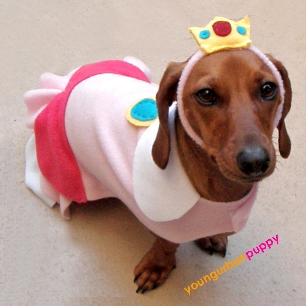 Princess Peach Dog Costume
 PRINCESS PEACH NINTENDO costume for Dogs