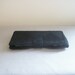 Vintage 40s Black Corde Zipper Clutch