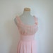 Vintage 50s Peach Blossom Nightgown