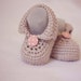 Crochet Baby Booties - Baby Boots - ready to wear (6-9 months)